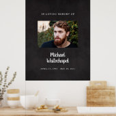 人生のお祝いの看板、葬儀のポスター ポスター (キッチン)