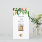 人生のお祝いは葬儀の好意しおりを サンキューカード (スタンド正面)