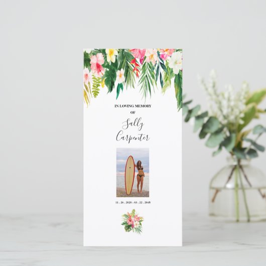 人生のお祝いは葬儀の好意しおりを サンキューカード (スタンド正面)