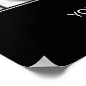 人生のお祝い3写真追悼聖句の葬儀 ポスター (角)