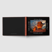 人生のお祝い，名前，バランスの取れた岩 ゲストブック (全面)