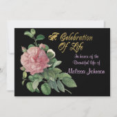 人生のお祝い 招待状 (正面)