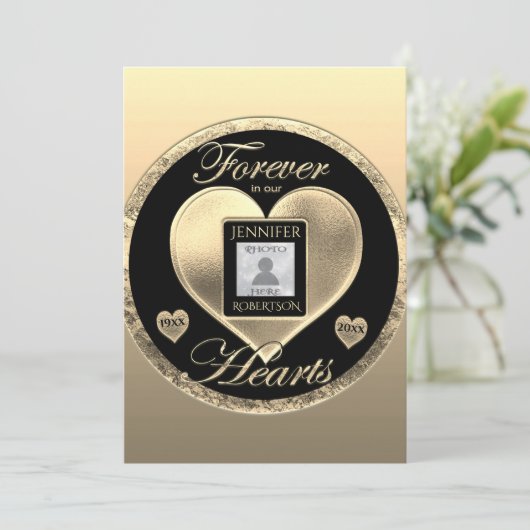 人生のお祝い – 永遠に私たちのハート 招待状 (スタンド正面)