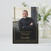 人生のお祝い 葬儀 フォト 祈り カード (スタンド正面)