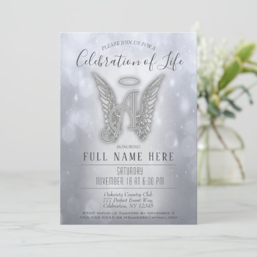 人生のお祝い- Silver Memorial 招待状 (スタンド正面)