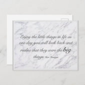 人生のささいな楽しみ ポストカード (正面/裏面)