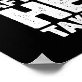 人生のためのスクワットのアナロジー – レッグデイ – ジムのモチベーション ポスター (角)