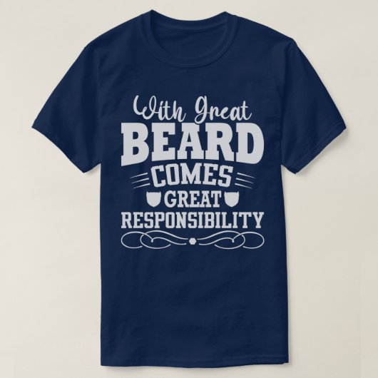 人生のためのヒゲ20 Tシャツ (デザイン正面)