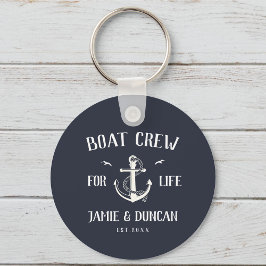 人生のためのボートの航海のモダン名前をカスタムする キーホルダー