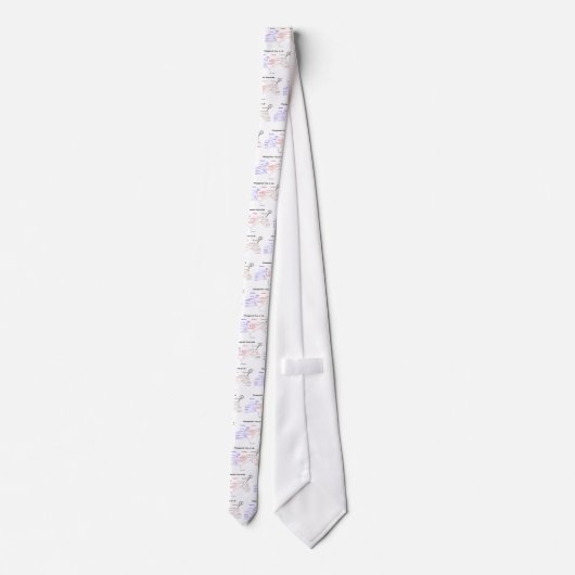 人生のの系統発生の木ここにいます(生物学) ネクタイ (裏面)