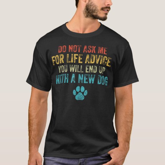 人生のアドバイスは聞かないで 結局 Tシャツ (正面)