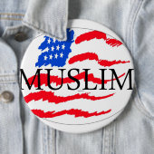 人生のイスラム教のアメリカ人の原則 缶バッジ (インサイチュ)