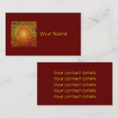 人生のオーナメントの花III 名刺 (正面/裏面)