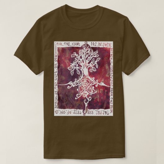 人生のケルトの木2 Tシャツ (デザイン正面)