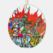 人生のゲーマー セラミックオーナメント (左)