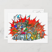 人生のゲーマー ポストカード (正面/裏面)