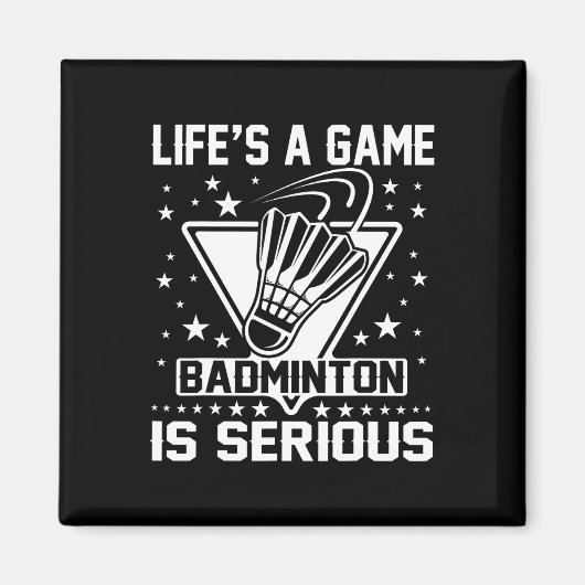 人生のゲームBadmintonは深刻なコーチのトレーナーO マグネット (正面)
