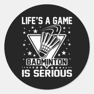 人生のゲームBadmintonは深刻なコーチのトレーナーO ラウンドシール