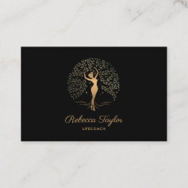 人生のコーチの木のセラピストヒーラーウェルネス 名刺
