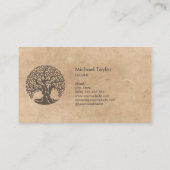 人生のコーチの木ヨガウェルネス 名刺 (裏面)