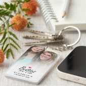 人生のシックな友達のための最高のベスティーズフォトキープサケ キーホルダー (正面右)