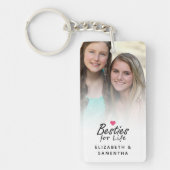 人生のシックな友達のための最高のベスティーズフォトキープサケ キーホルダー (正面)