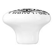 人生のシンボル – 人生のルール1 セラミックノブ (側面)