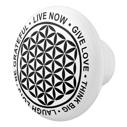 人生のシンボル – 人生のルール1 セラミックノブ (右)