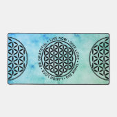 人生のシンボル – 人生のルール1 デスクマット (正面)