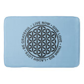 人生のシンボル – 人生のルール1 バスマット (正面)