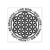 人生のシンボル – 人生のルール1 ラバースタンプ (インプリント)