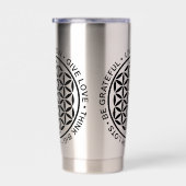 人生のシンボル – 人生のルール1 保温保冷タンブラー (右面)