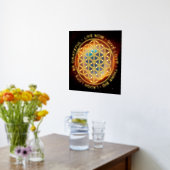 人生のシンボル – 人生のルール1 箔ポスター (レイダウン (キッチン))