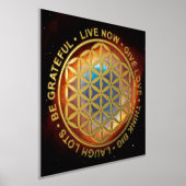 人生のシンボル – 人生のルール1 箔ポスター (レイダウン)