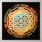 人生のシンボル – 人生のルール1 箔ポスター (正面)