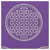 人生のスタンプの銀の花 + あなたのbackg。 及びアイディア ファブリック (クローズアップ)