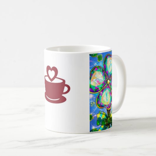 人生のチャンスを受け入れる コーヒーマグカップ (正面右)