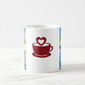 人生のチャンスを受け入れる コーヒーマグカップ (中央)