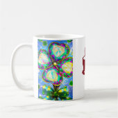 人生のチャンスを受け入れる コーヒーマグカップ (左)