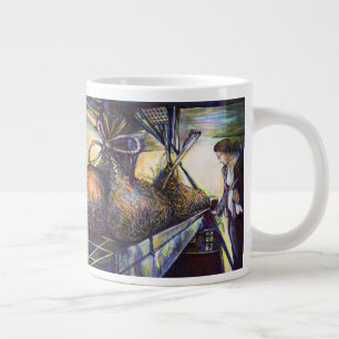 人生のハードルの運命 ジャンボコーヒーマグカップ