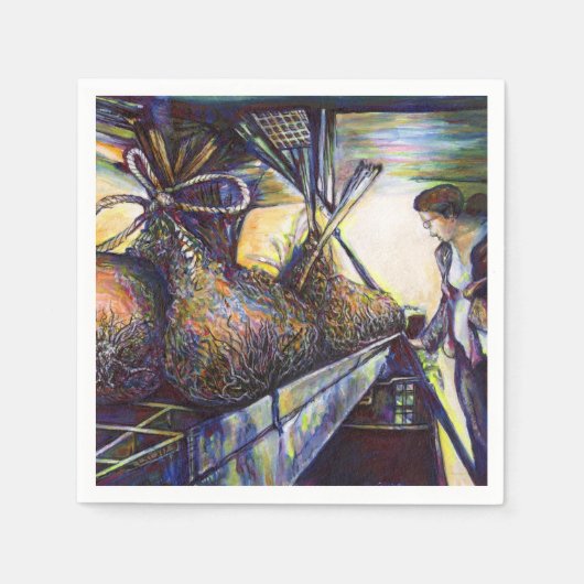 人生のハードルの運命 スタンダードカクテルナプキン (正面)