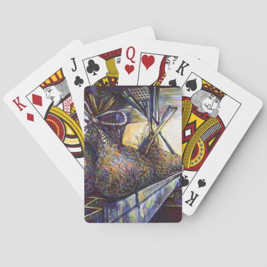 人生のハードルの運命 トランプ (裏面)