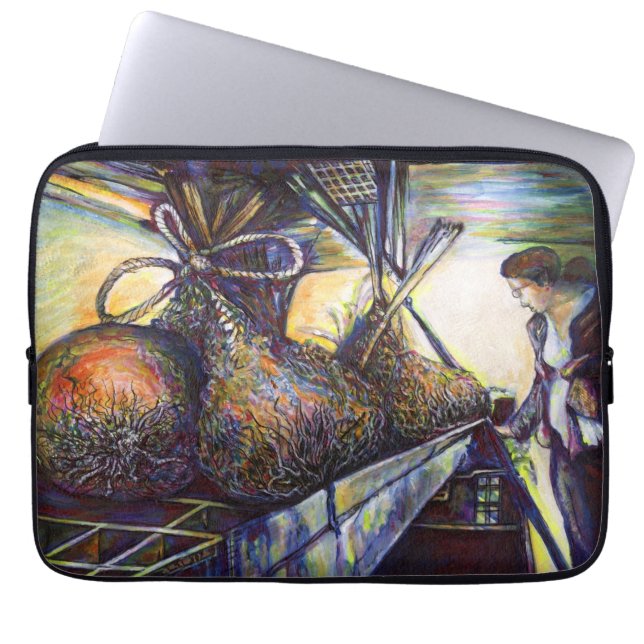 人生のハードルの運命 ラップトップスリーブ (正面)