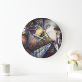 人生のハードルの運命 ラージ壁時計 (ホーム)