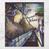 人生のハードルの運命 ワインラベル (シングルラベル)