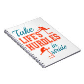 人生のハードルをストライド・ハードラー・トラック・フィールドに入れる ノートブック (右側)