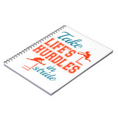 人生のハードルをストライド・ハードラー・トラック・フィールドに入れる ノートブック (左側)