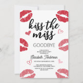 人生のバチェロレッテに別独身のれを告げる 招待状 (正面)