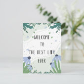 人生のバプテ最高のィストへようこそ  ポストカード (スタンド正面)