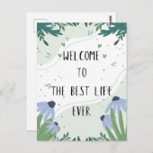 人生のバプテ最高のィストへようこそ  ポストカード (正面/裏面)